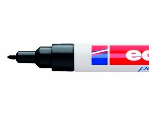 Marcador edding permanente 400 preto ponta redonda 1 mm , Edding , 77558 , 4004764315772